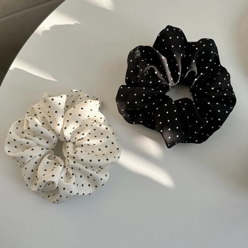Women Accessories Wholesale - 2Pcs Elegant Minimalist Hair Scrunchies for