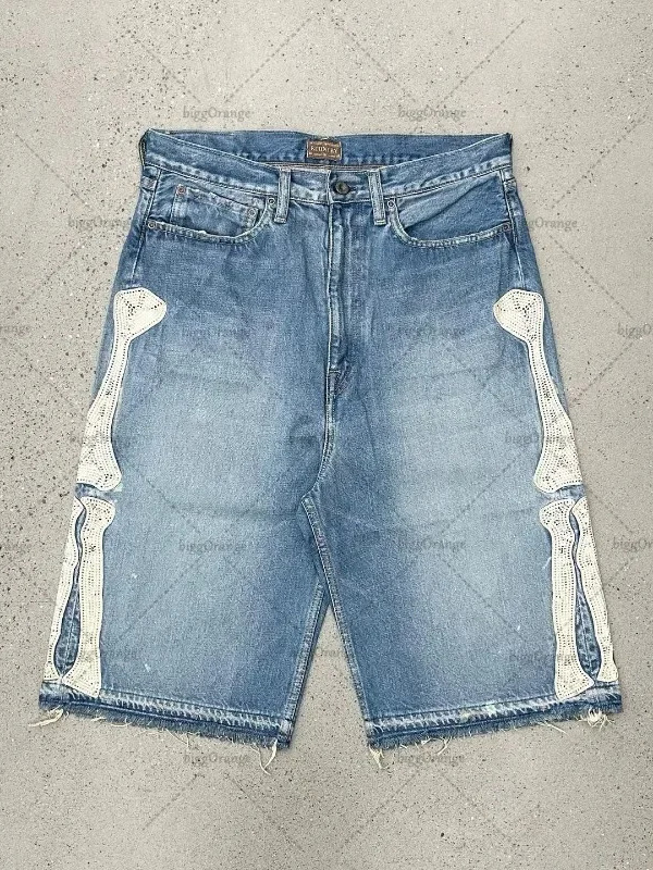 Women'S Jeans Accessories - Deeptown Y2k Vintage Harajuku Denim Shorts