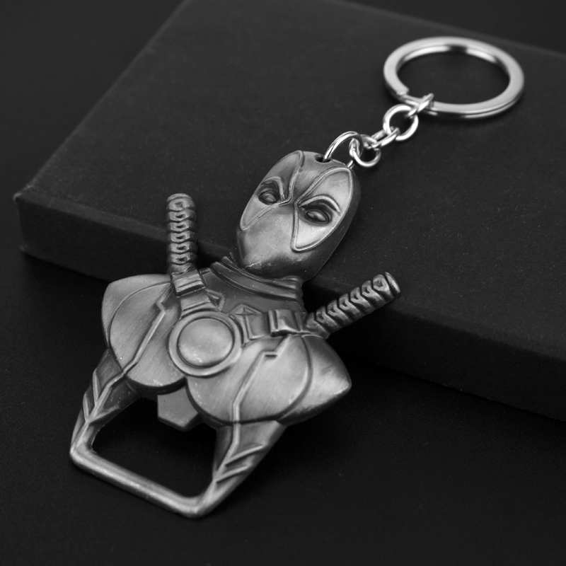 Women'S Key Accessories - Deadpool Keychain Trendy Personalized Keyring Bottle