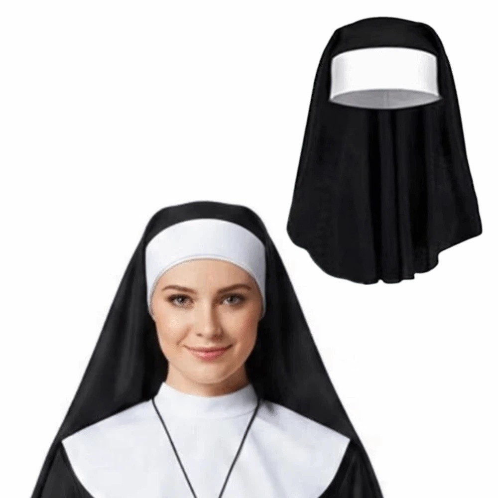 Women'S Victorian Era Accessories - 1/3Pcs Creative Nun Costume Set Nun