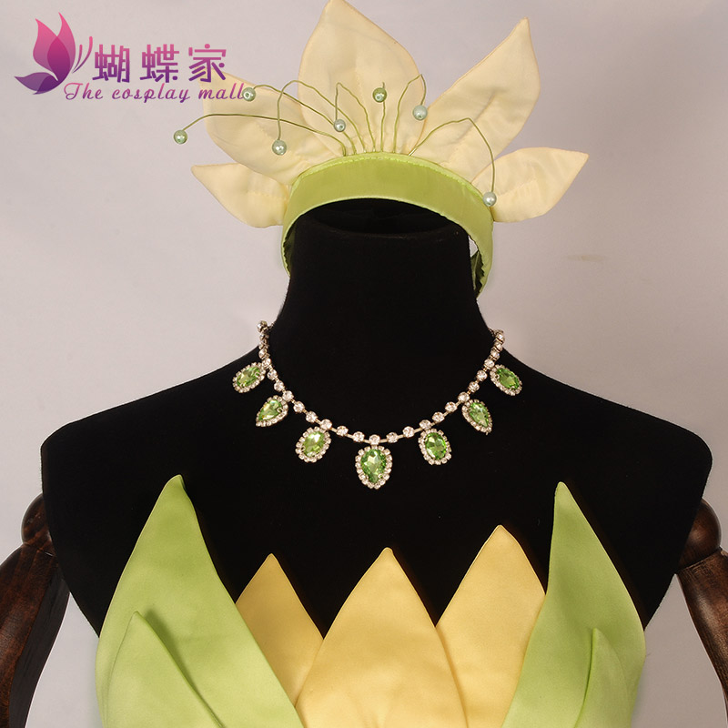 Princess Tiana Dress Cosplay C - огляд і ціна Women Accessories Wholesale