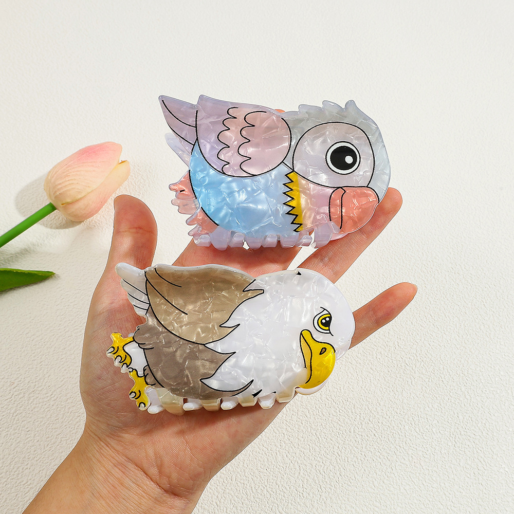 Cute Cartoon Bird Acrylic Hair - огляд і ціна Women'S Eagles Accessories