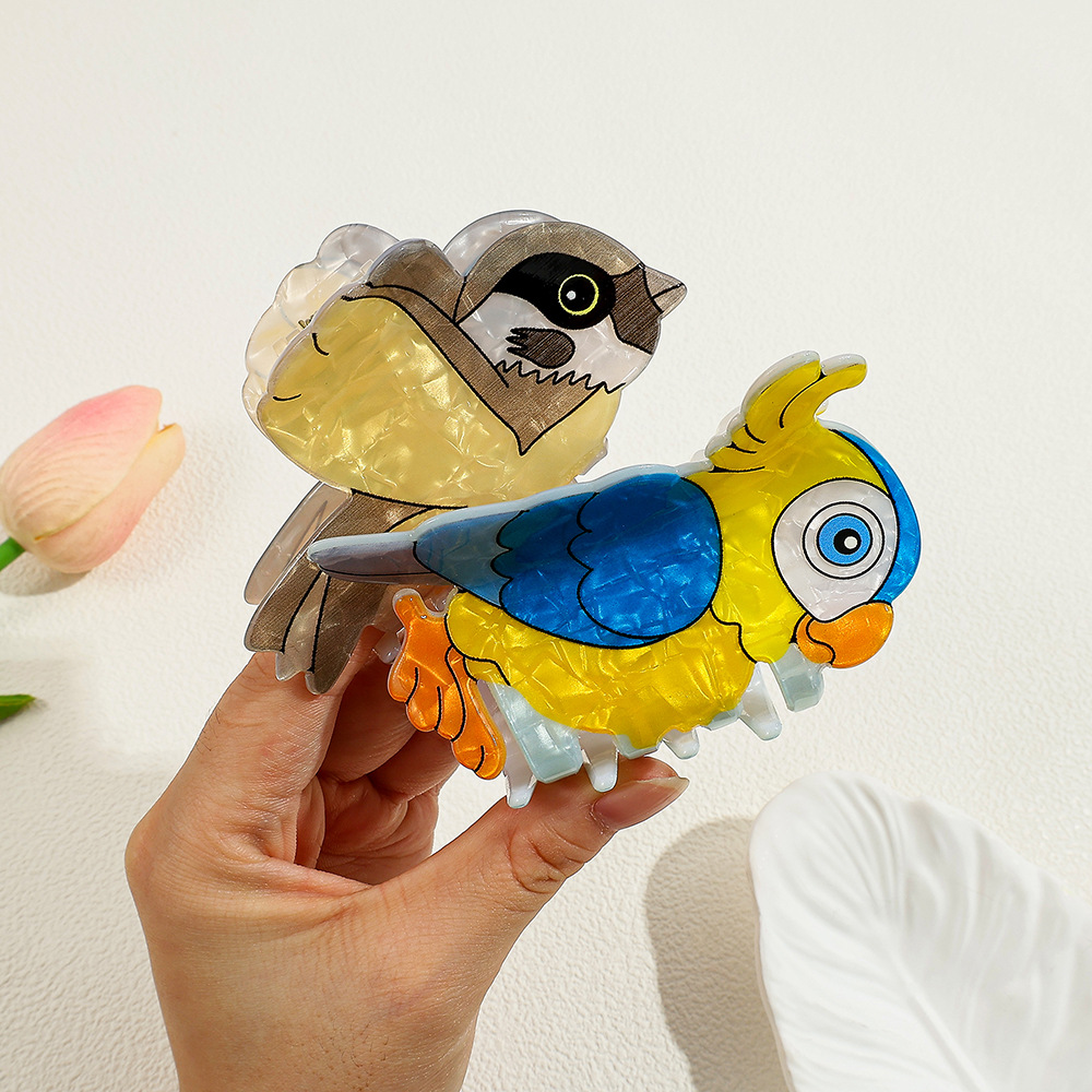 Cute Cartoon Bird Acrylic Hair - огляд і ціна Women'S Eagles Accessories