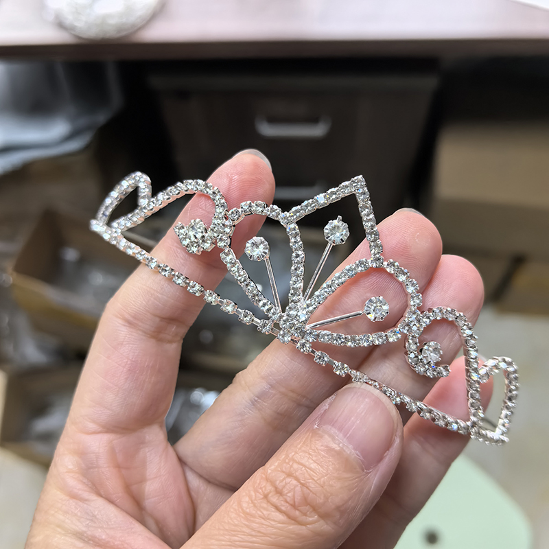 Silver Color Rhinestone Bridal - огляд і ціна Women Accessories Wholesale