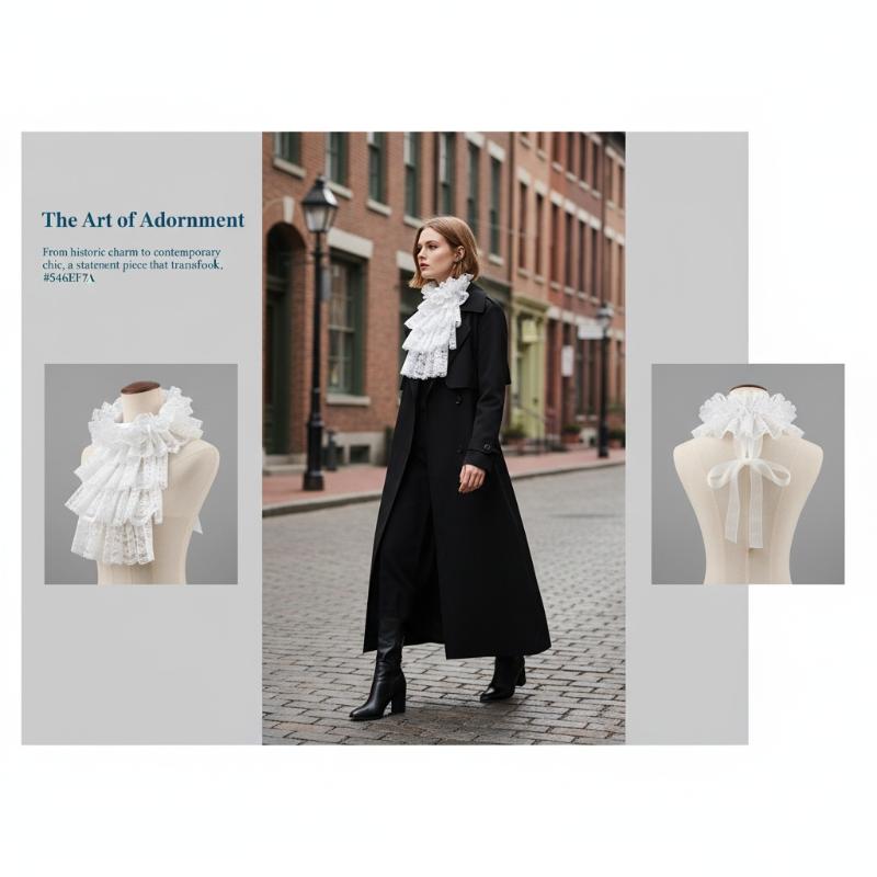 Elegant Detachable Lace Jabot  - огляд і ціна Women'S Victorian Era Accessories