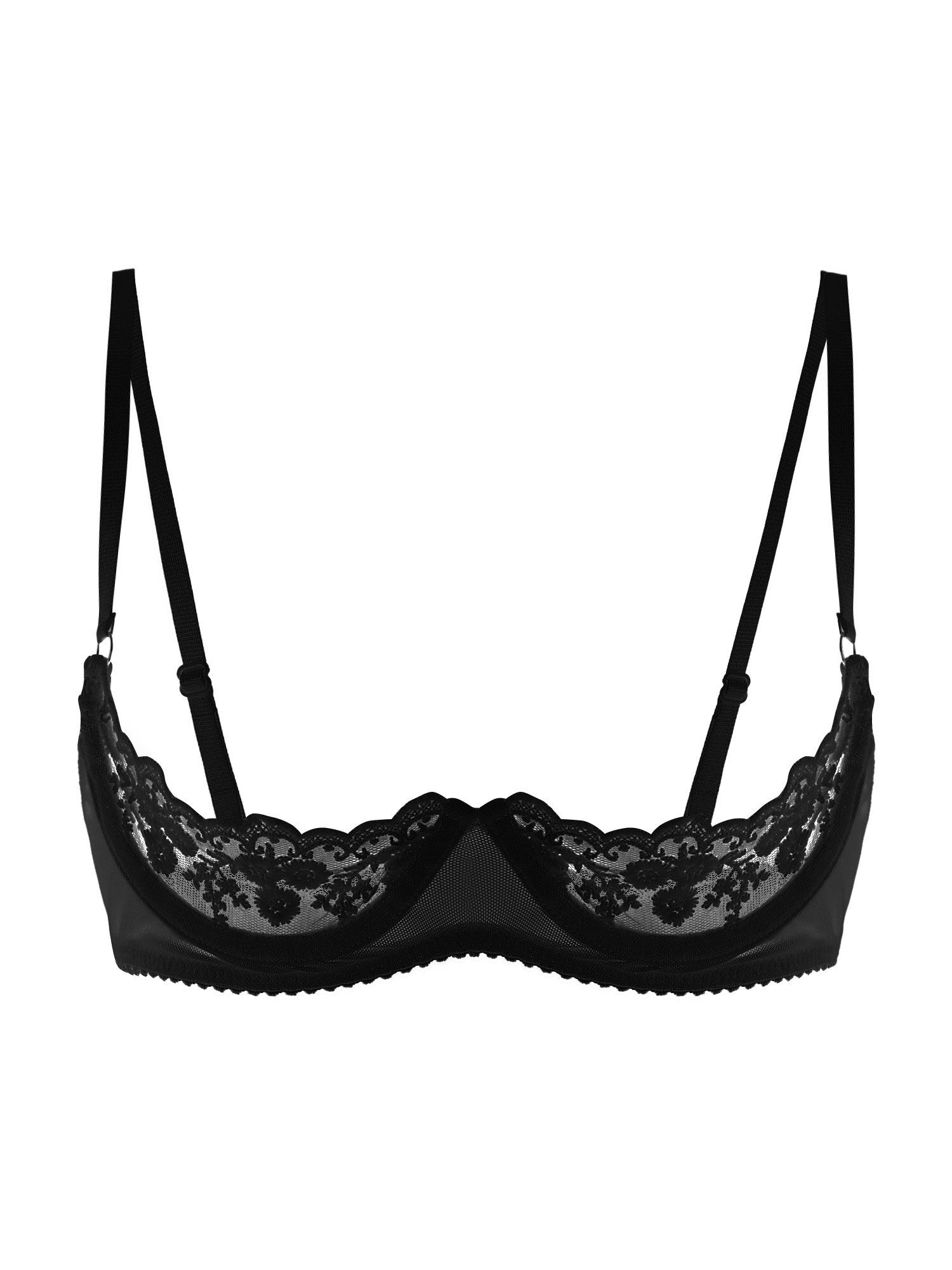 Women Sexy Open Cups Bra Sheer - огляд і ціна Accessories Woman