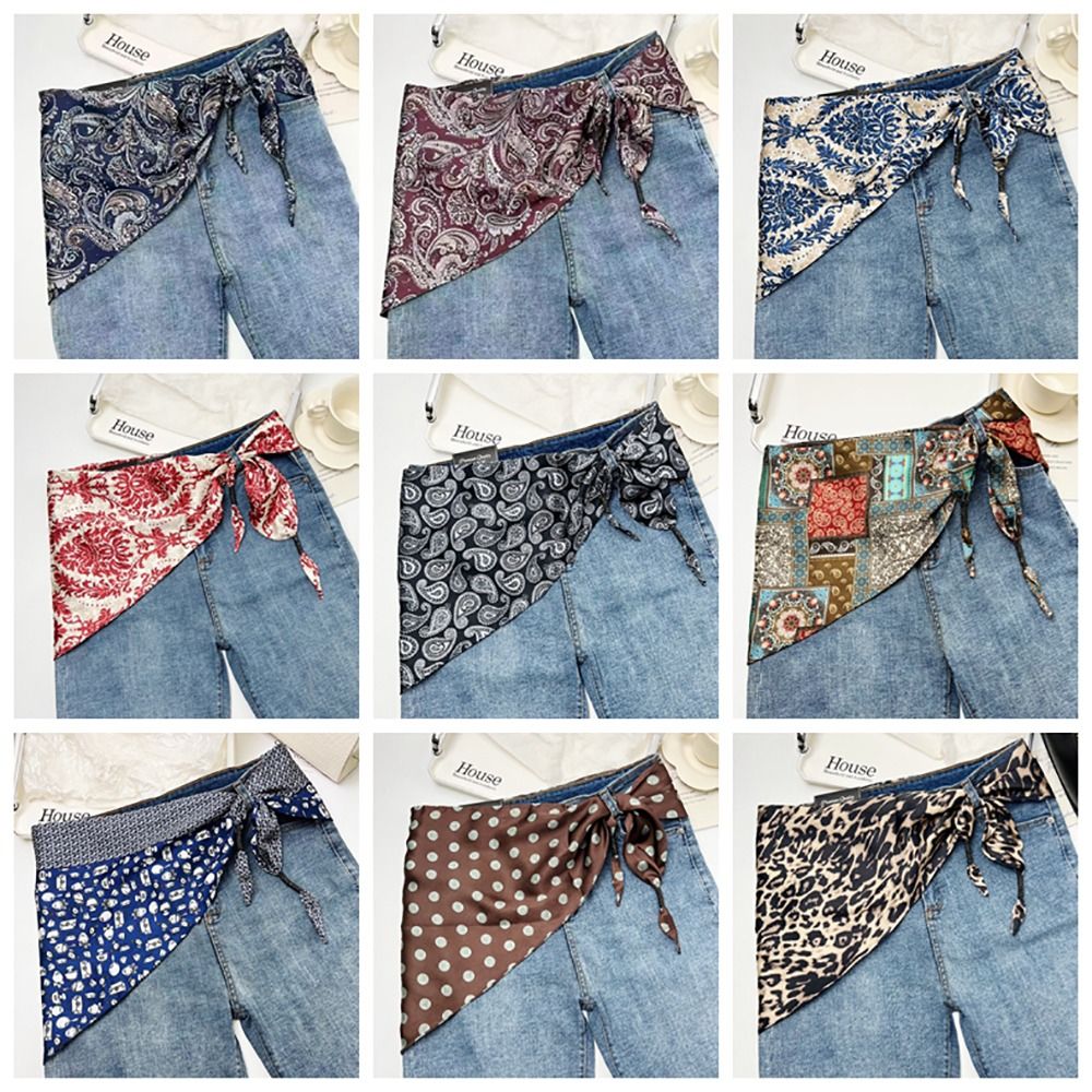 Imitation Silk Cashew Floral S - огляд і ціна Women'S Jeans Accessories