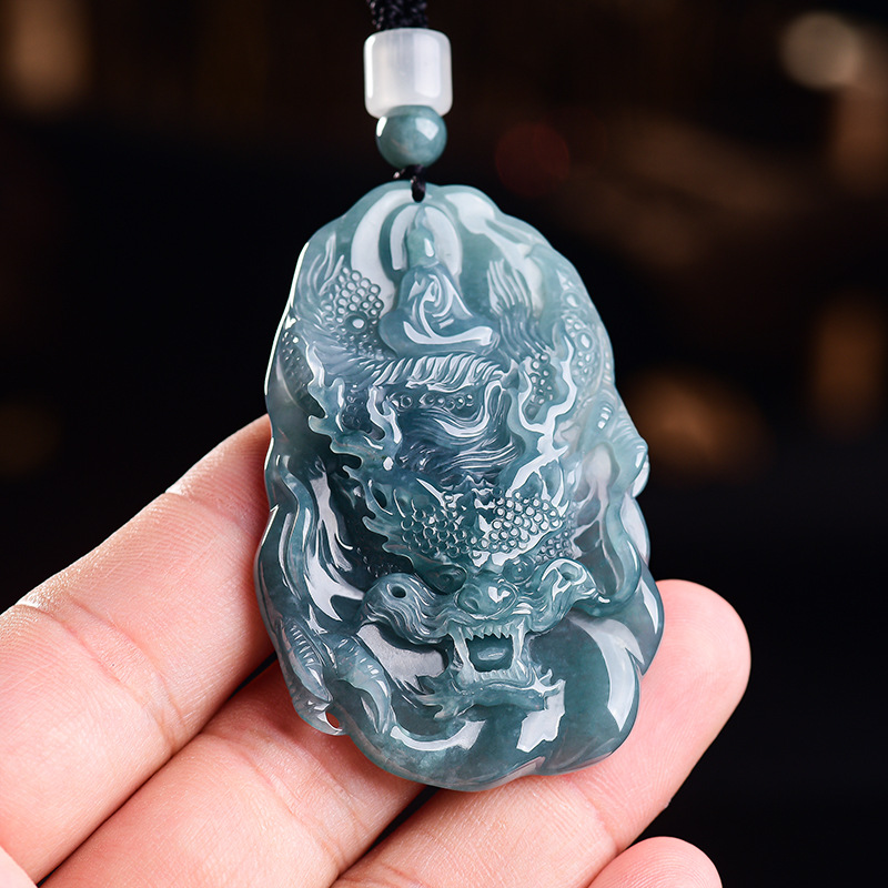 Natural Burmese Jadeite Dragon - огляд і ціна Accessories Woman