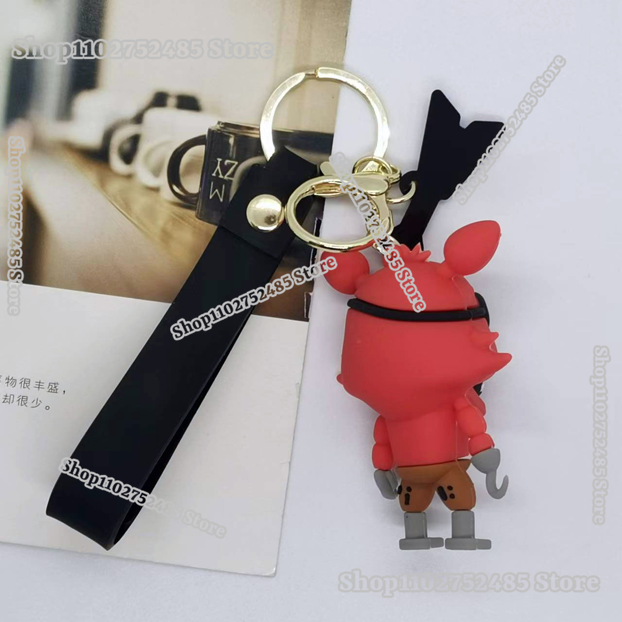 5pcs Cartoon Anime FNAF Figure - огляд і ціна Women'S Key Accessories