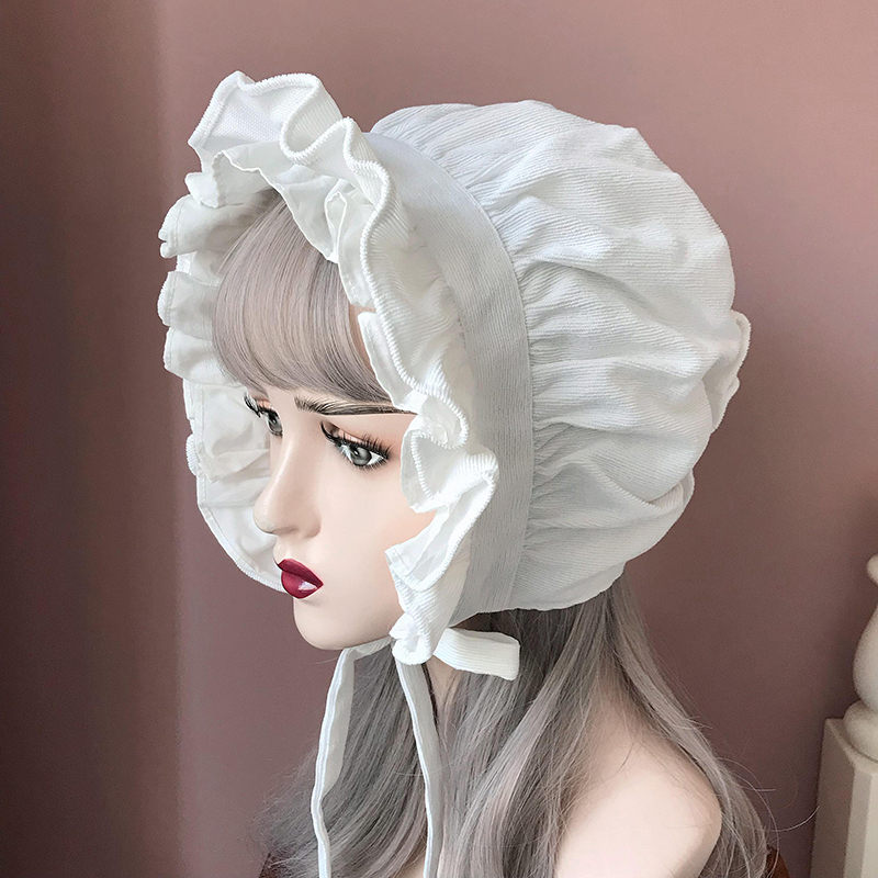 Maid Bonnet Hat Lolita Girl Co - огляд і ціна Women'S Victorian Era Accessories