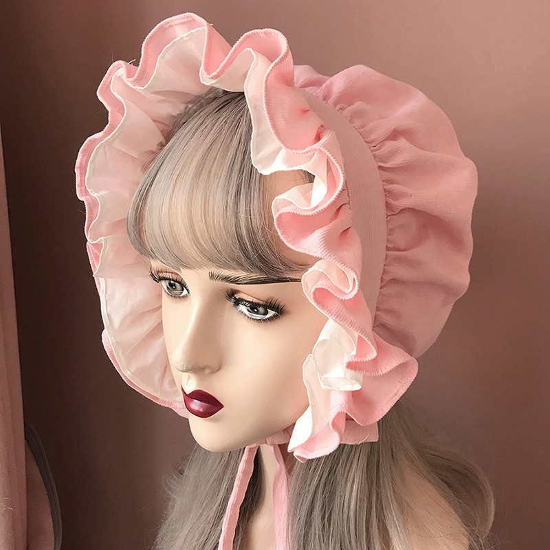 Maid Bonnet Hat Lolita Girl Co - огляд і ціна Women'S Victorian Era Accessories