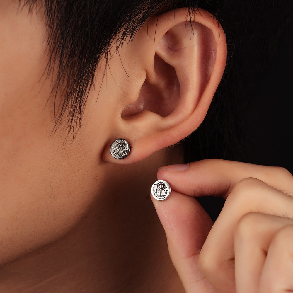 1pair Indian Eagle Stud Earrin - огляд і ціна Women'S Eagles Accessories