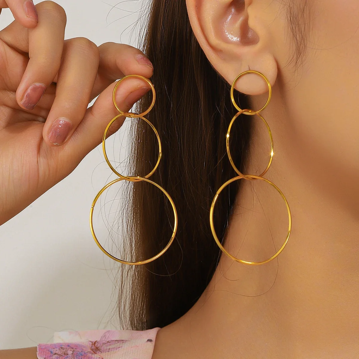 Luxury Simple 3 Circles Stainl - огляд і ціна Women'S Accessories Mango