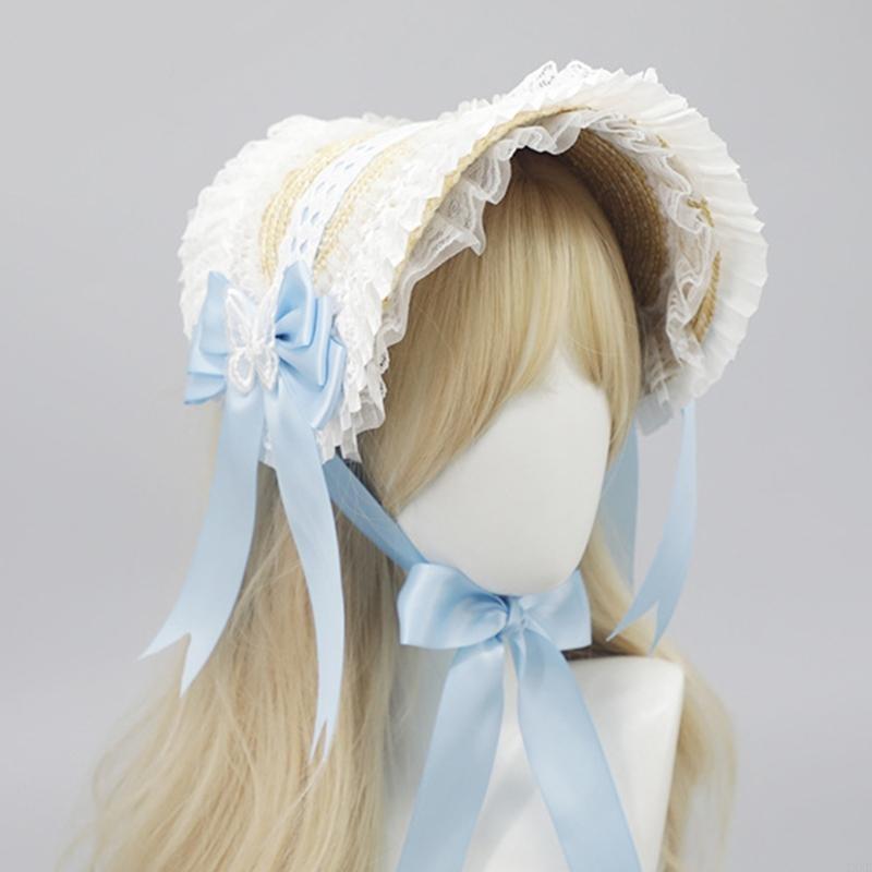 Y3NE Victorian Lace Bonnet Hat - огляд і ціна Women'S Victorian Era Accessories