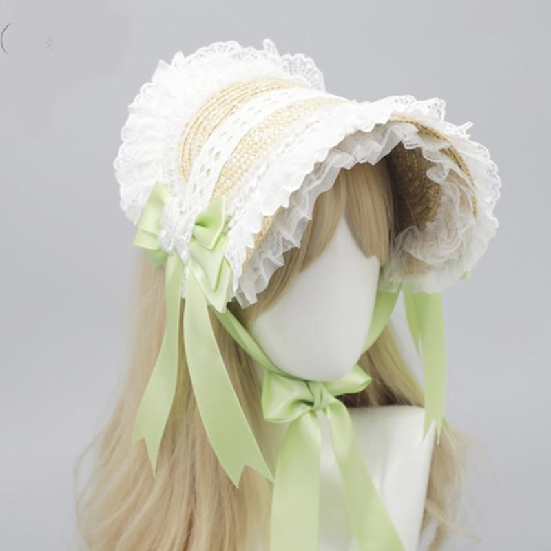 Y3NE Victorian Lace Bonnet Hat - огляд і ціна Women'S Victorian Era Accessories