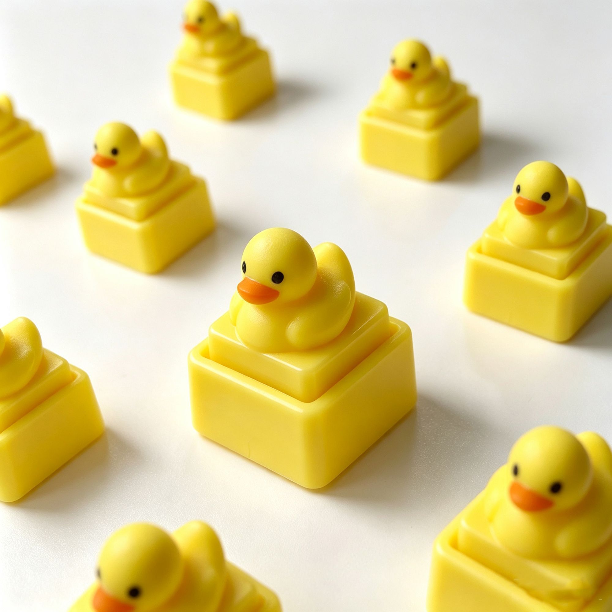 Cute Yellow Duck Press Keychai - огляд і ціна Women'S Key Accessories