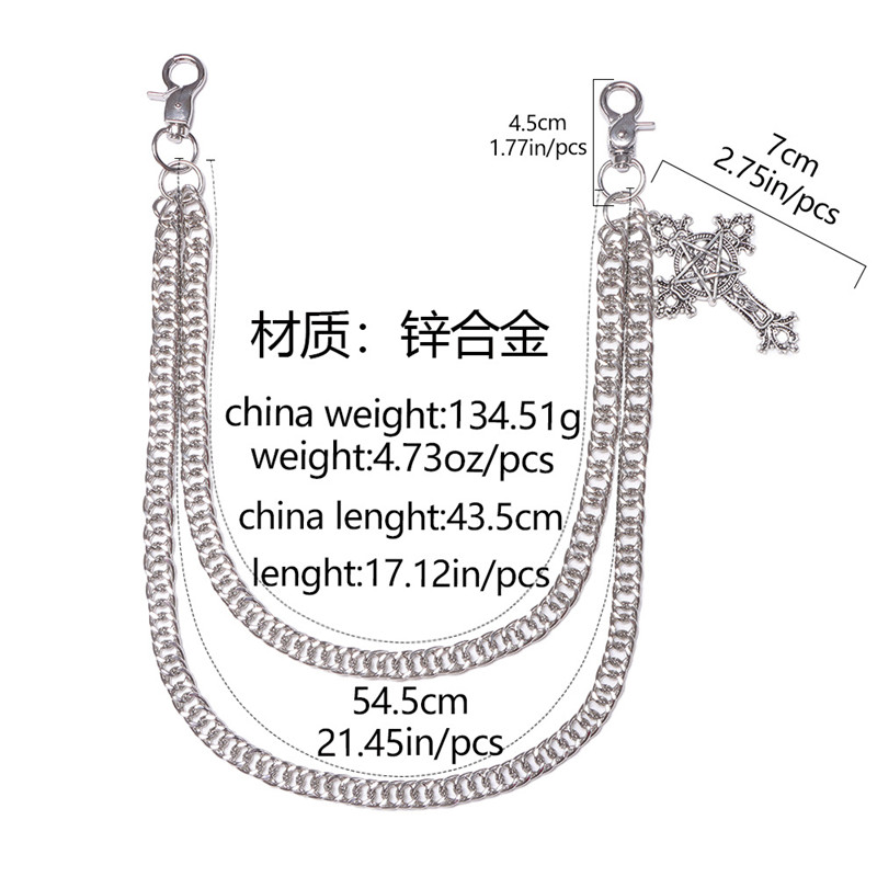 Fashion Punk Metal Pants Chain - огляд і ціна Women'S Jeans Accessories