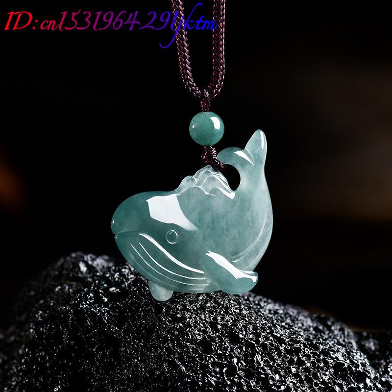 Natural Burmese Jadeite Whale  - огляд і ціна Accessories Woman