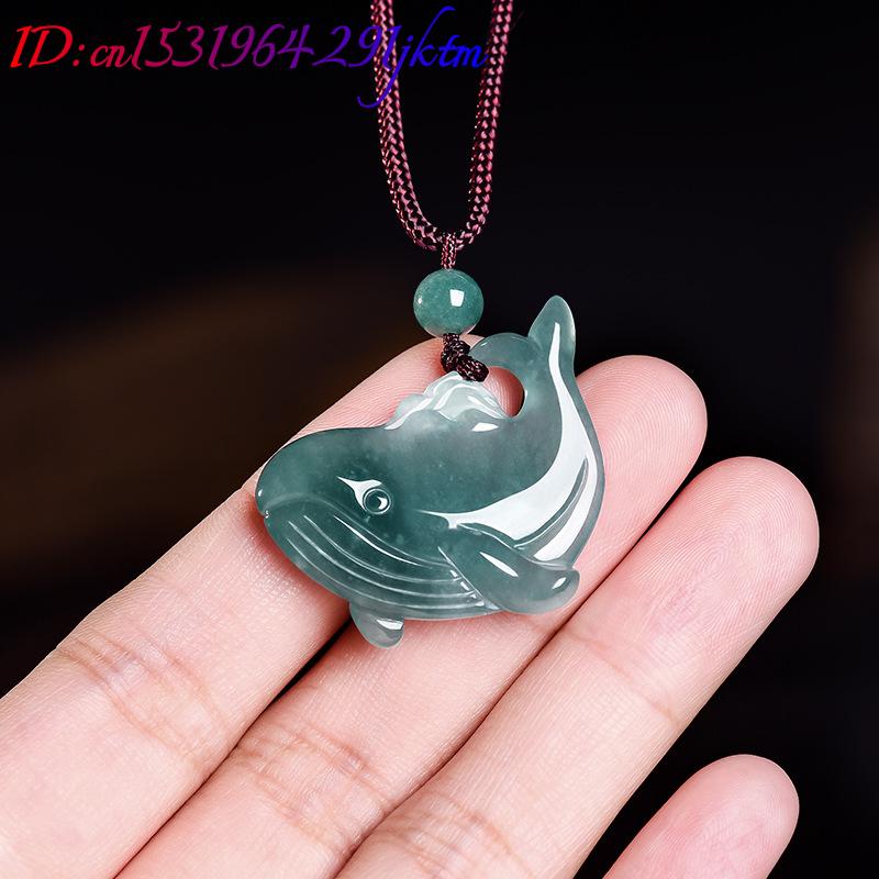 Natural Burmese Jadeite Whale  - огляд і ціна Accessories Woman