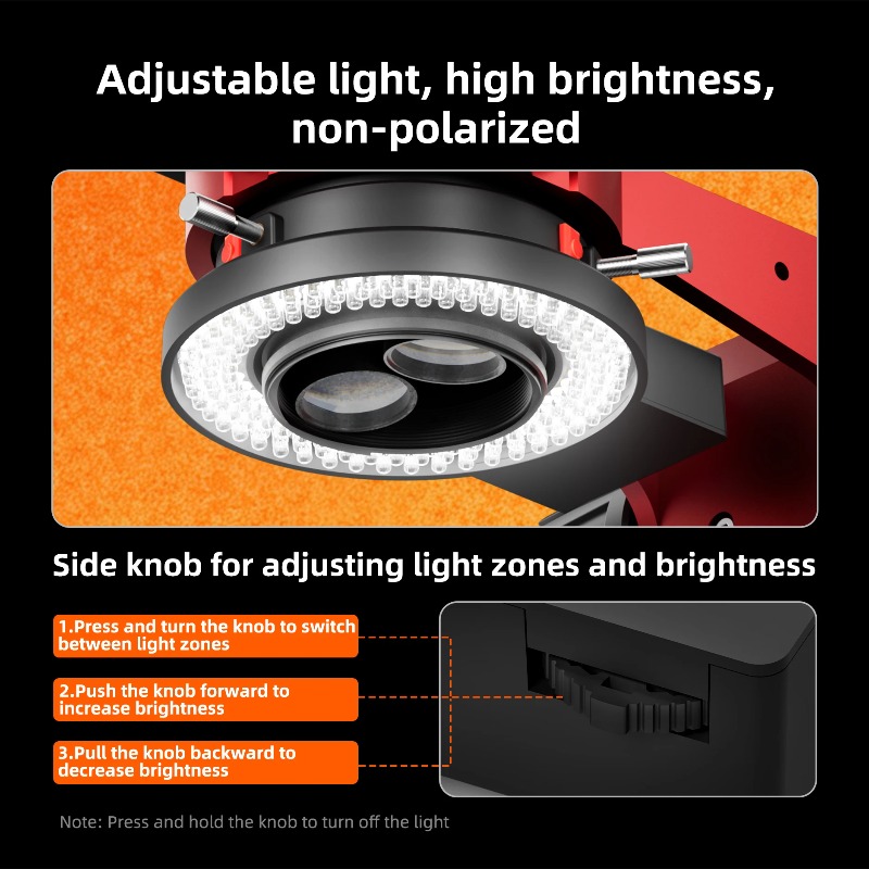 YCS 6558 Microscope Light-Ring - огляд і ціна Ring Set Adjustable