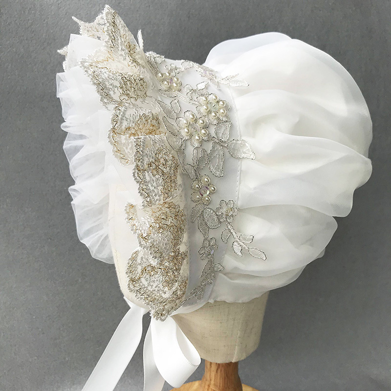 Victorian Bonnet Ruffles Villa - огляд і ціна Women'S Victorian Era Accessories