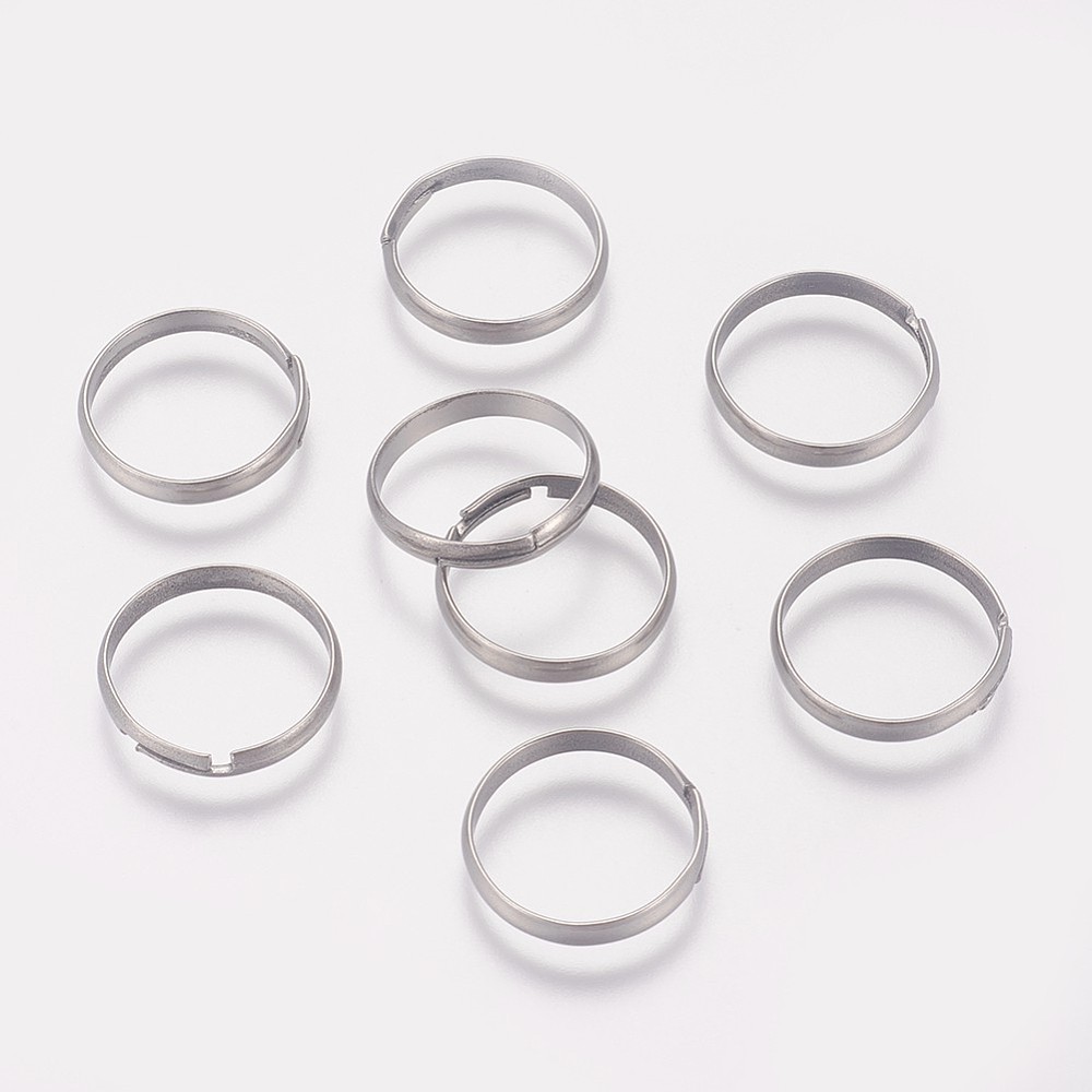 50pcs Tarnish Resistant 316 Su - огляд і ціна Ring Set Adjustable