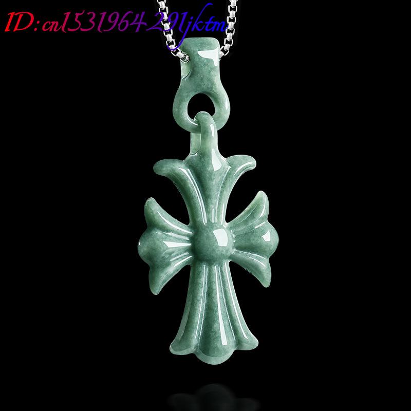 Natural Burmese Jadeite Cross  - огляд і ціна Accessories Woman