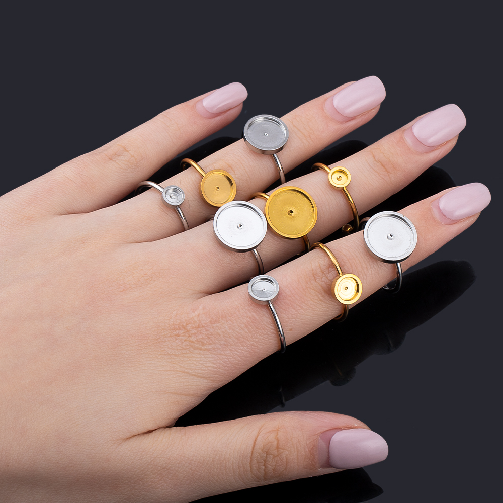 10pcs Adjustable Open Finger R - огляд і ціна Ring Set Adjustable