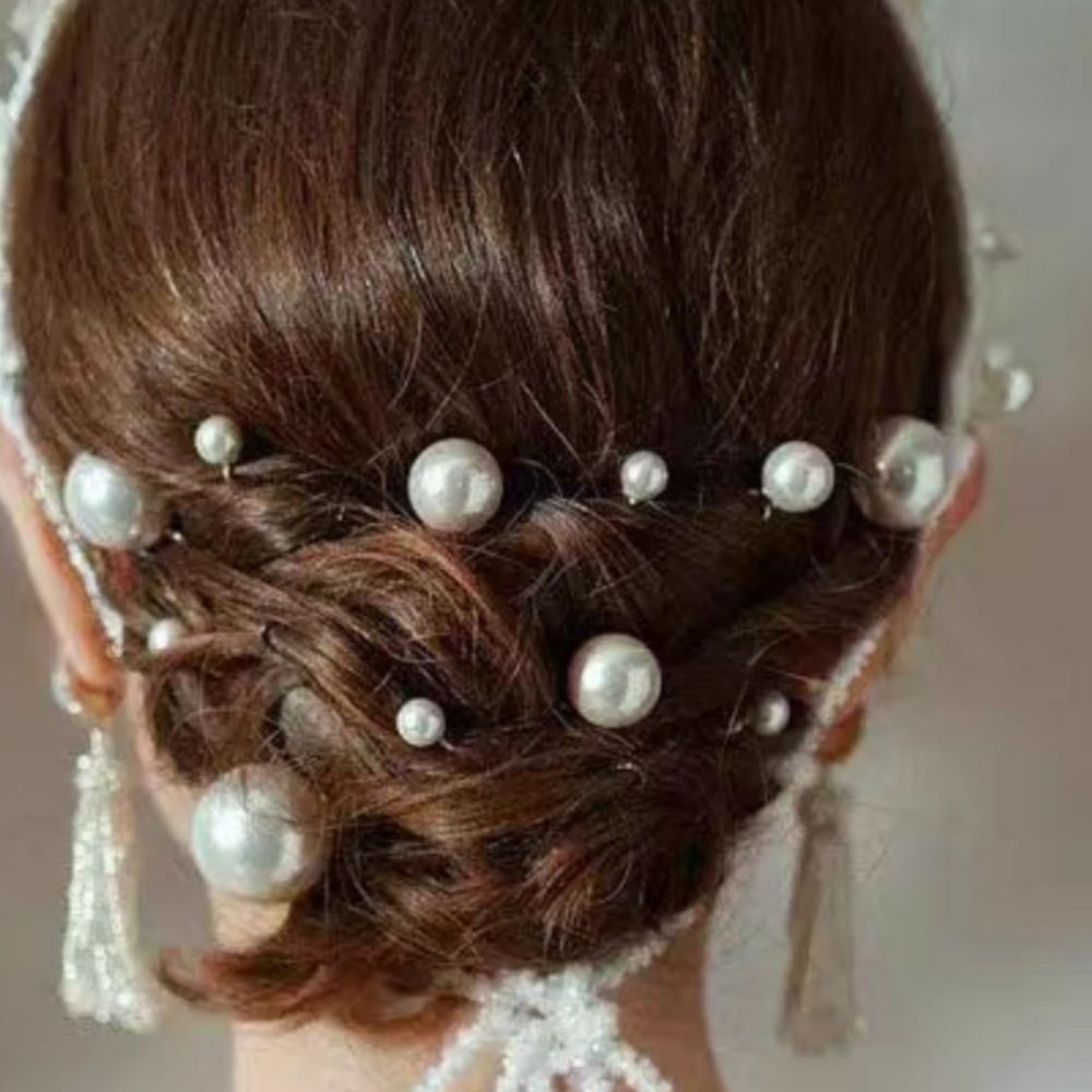 Pearl Crystal Hair Pins Comb S - огляд і ціна Women Accessories Wholesale