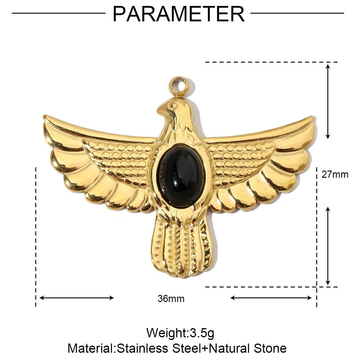 Cross border stainless steel e - огляд і ціна Women'S Eagles Accessories