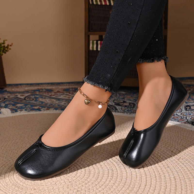 Women Cozy Leather Flats Split - огляд і ціна Women'S Jeans Accessories