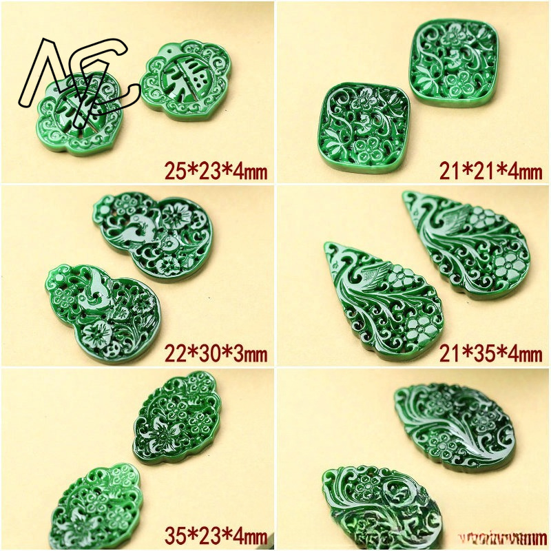 2pcs DIY Natural Dry Green Eme - огляд і ціна Accessories Woman