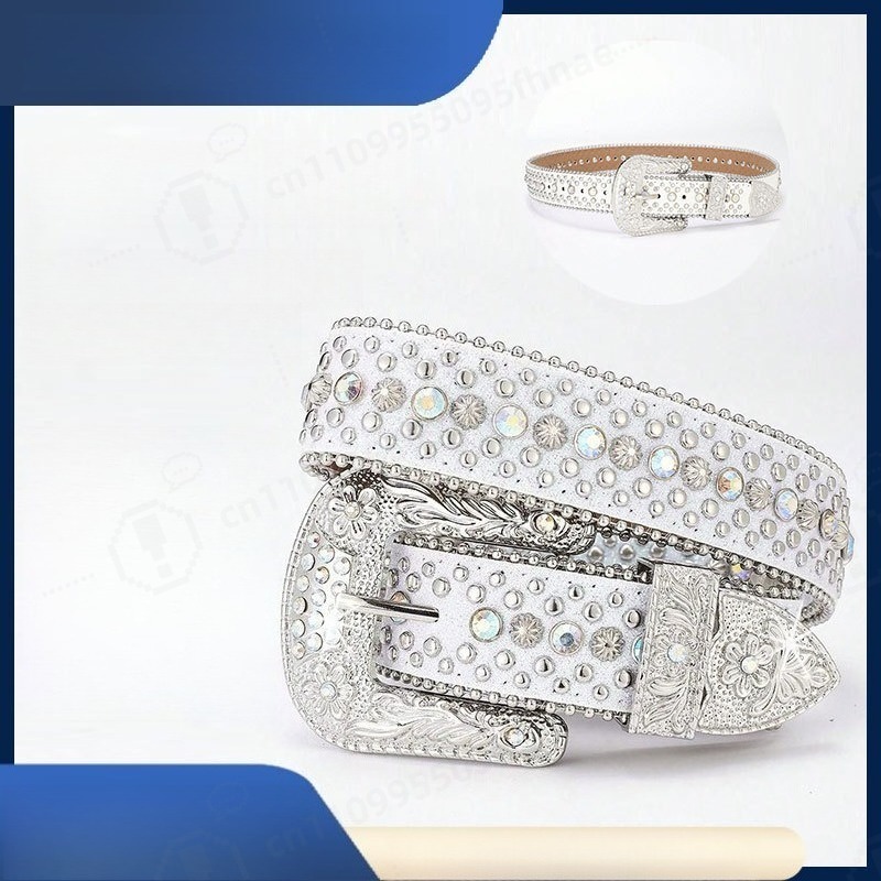 Y2K Style Rhinestone Belt For  - огляд і ціна Women'S Jeans Accessories