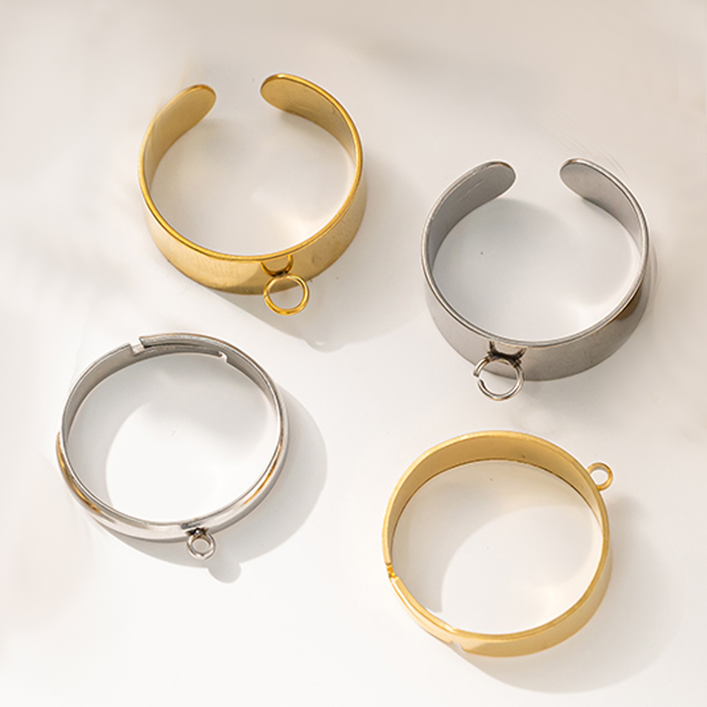5pcs/Lot Stainless Steel Gold  - огляд і ціна Ring Set Adjustable