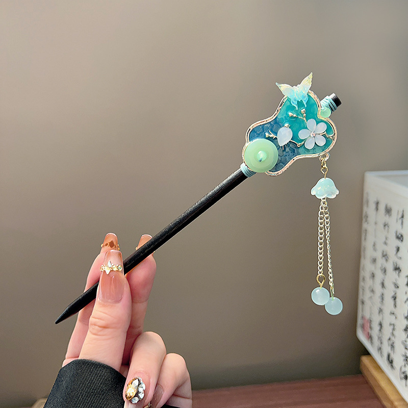 Classic Tassel Hair Stick Blac - огляд і ціна Women Accessories Wholesale