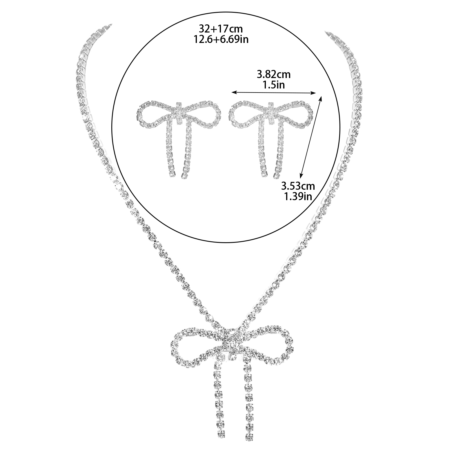 Bow Necklace and Earrings Sets - огляд і ціна Women'S Accessories Mango