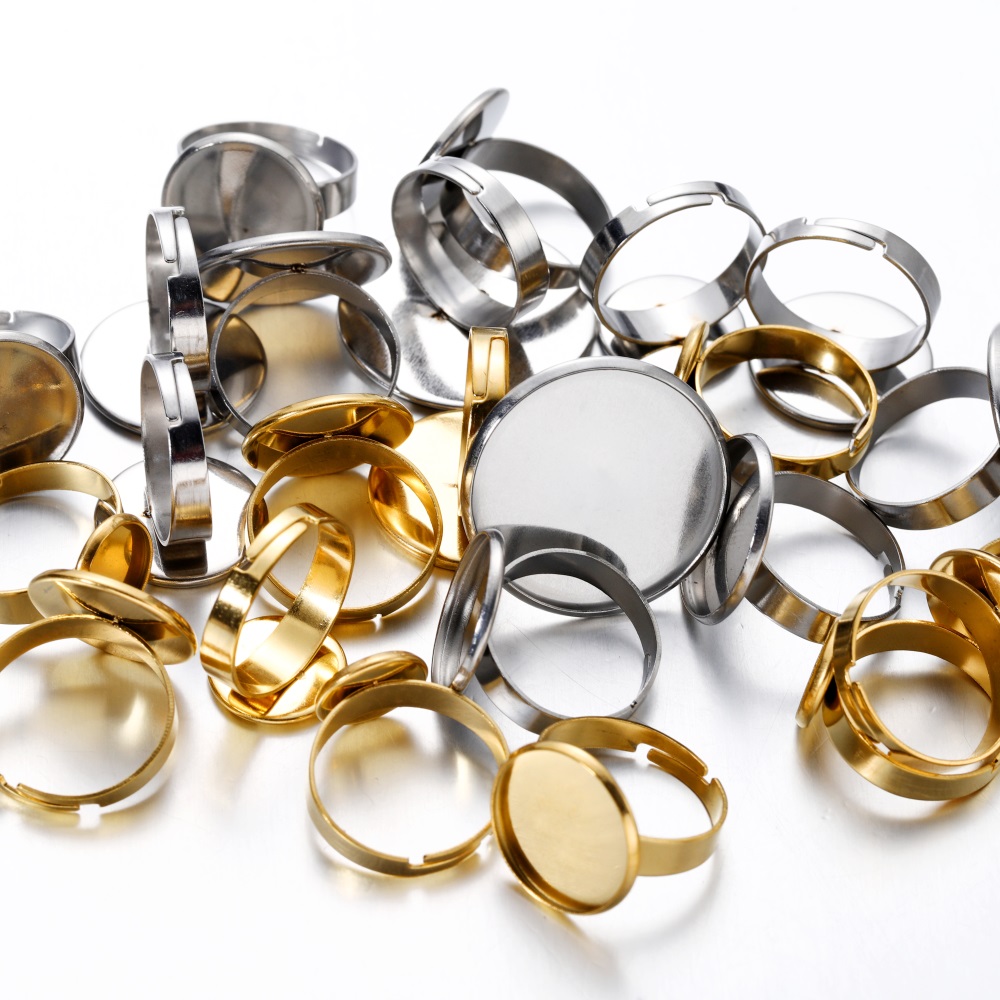 10pcs Stainless Steel Adjustab - огляд і ціна Ring Set Adjustable