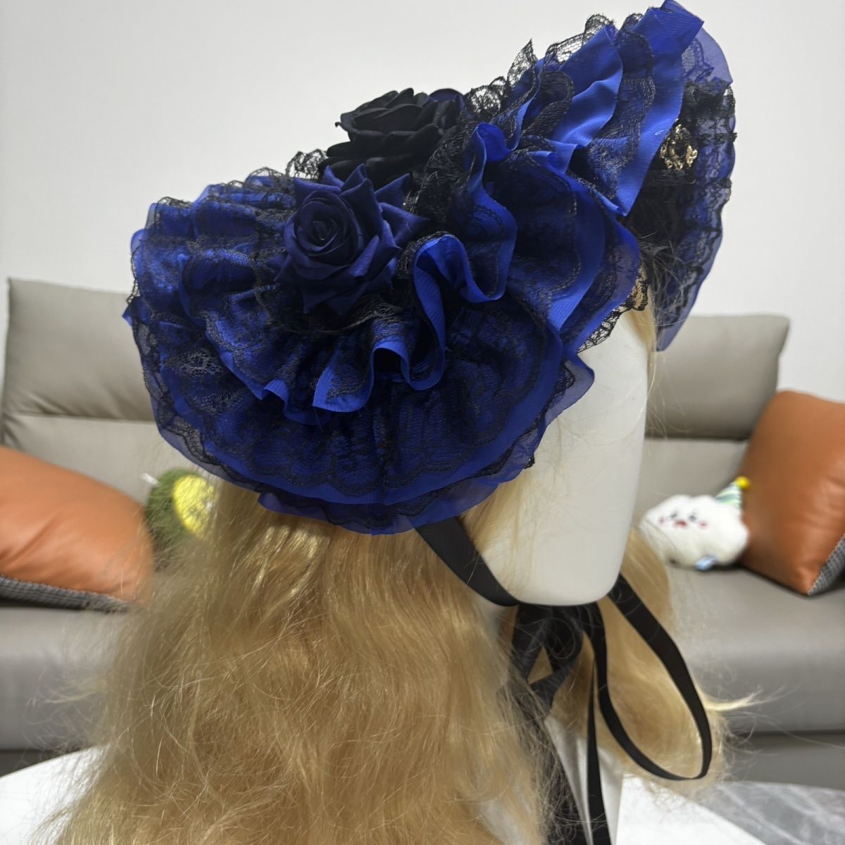 Original Gothic Bonnet Hat Bla - огляд і ціна Women'S Victorian Era Accessories