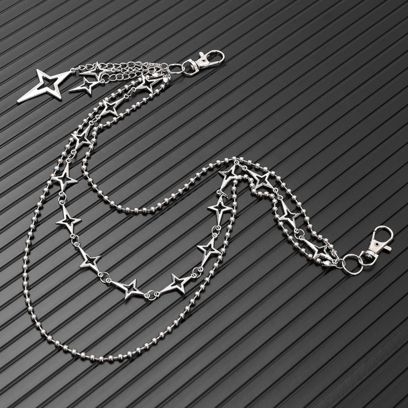 Women Punk Hip Hop Multilayer  - огляд і ціна Women'S Jeans Accessories