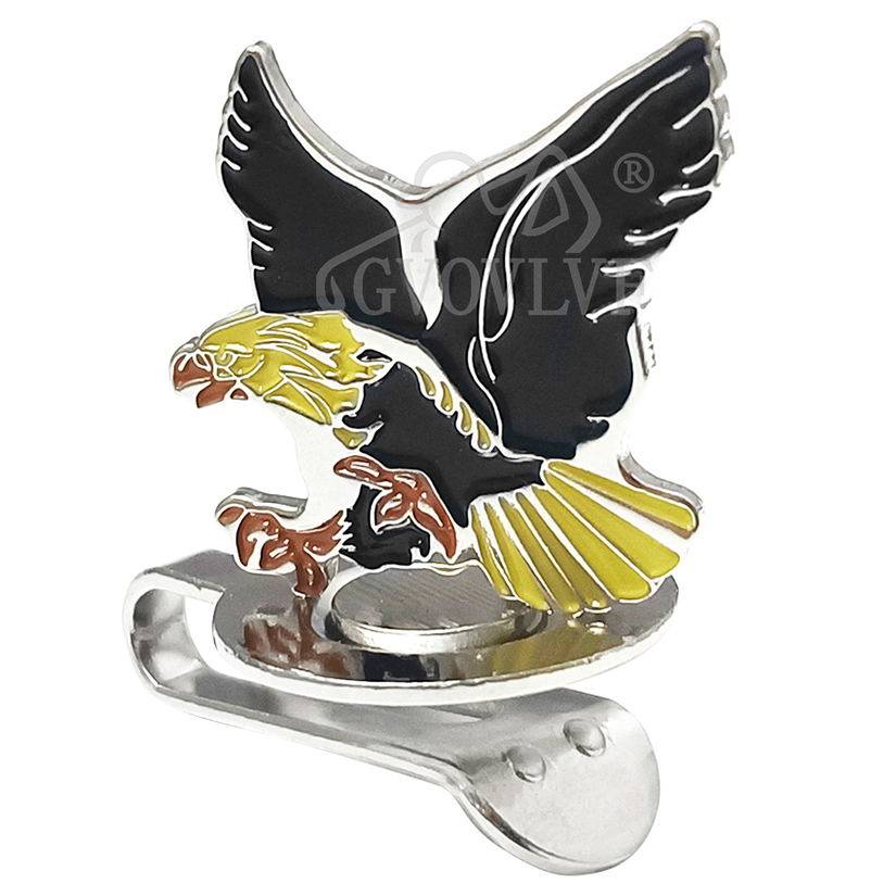 1pc Yellow Eagle Golf Hat Clip - огляд і ціна Women'S Eagles Accessories